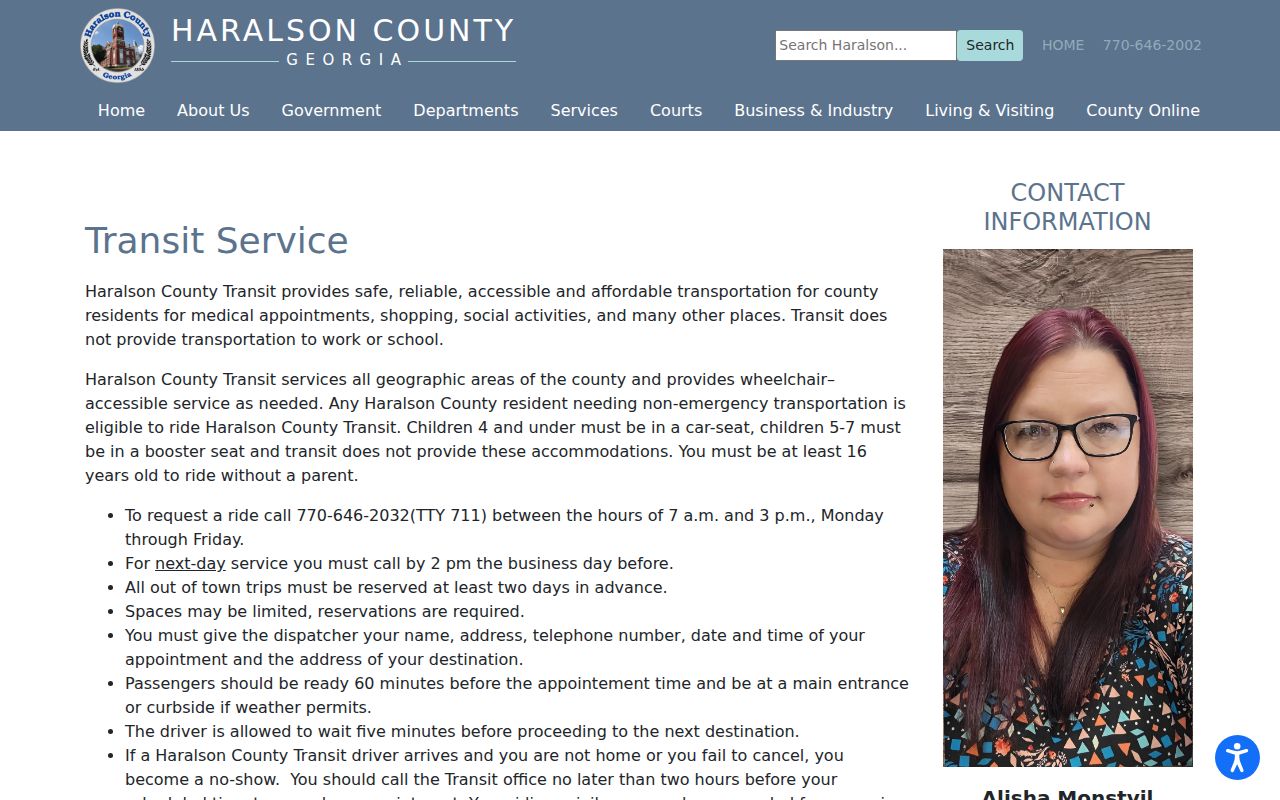 Waco warrants accessible transit reservation and fare information